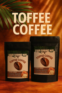 Toffee Coffee Pecans, Almonds & Macadamias – Kauaigourmetnuts.com