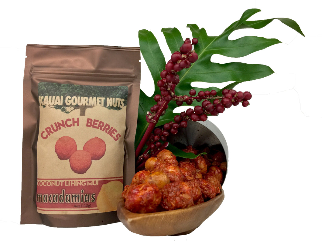Kauai Gourmet Li Hing Mui Coconut Crunch Berries Macadamia Nuts