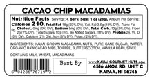 Cacao Chip Macadamias