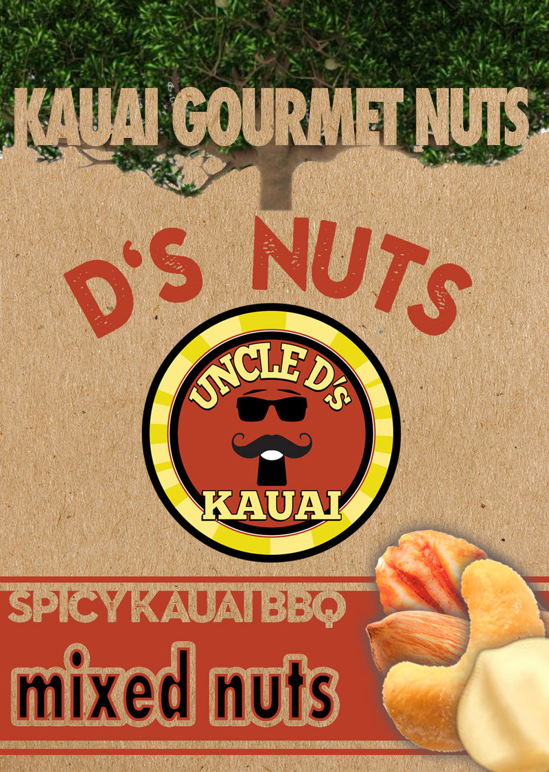 D'S Nuts Spicy BBQ Mixed Nuts – Kauaigourmetnuts.com
