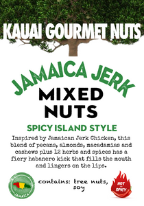 ON SALE NOW!  Jamaica Jerk Mixed Nuts